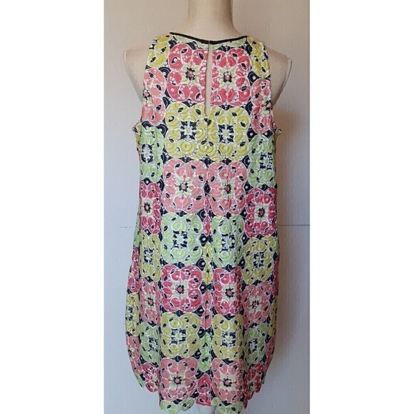Women's Crown & Ivy Dress - Neon Color Embroidered Sleeveless  Size M - Picture 3 of 9